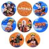 Набор значков Наруто V3 8 шт