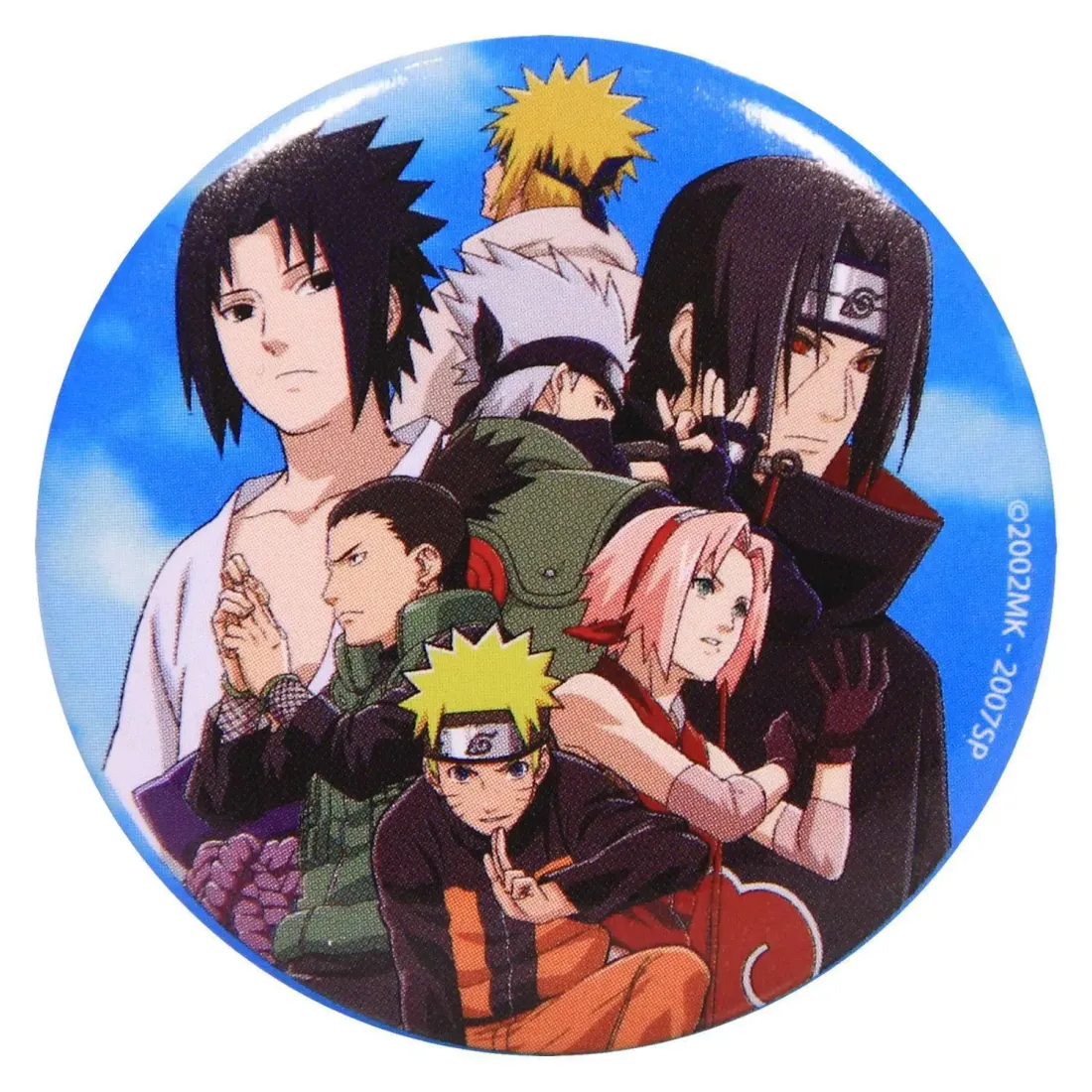 Набор значков Наруто V3 8 шт