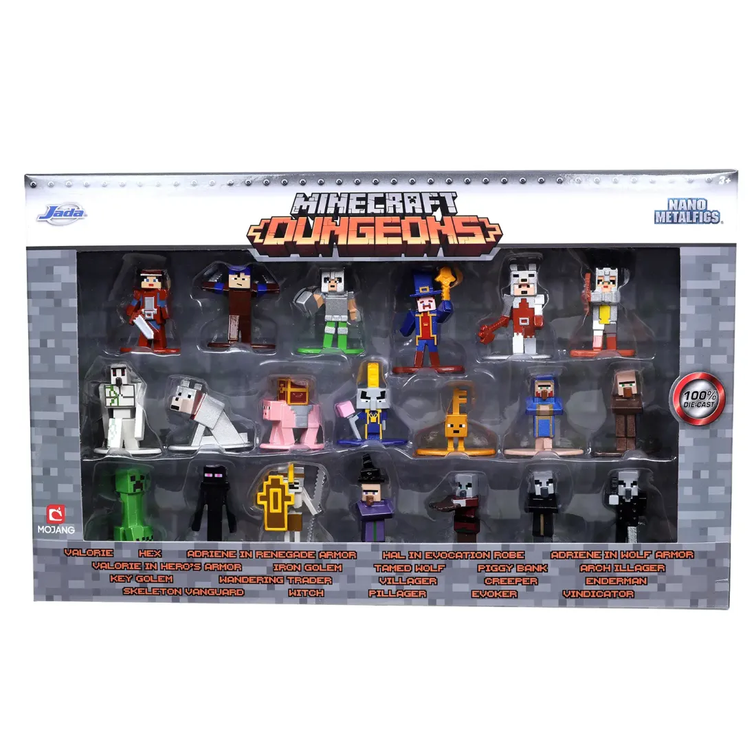 Набор фигурок Nano Майнкрафт Minecraft wave 4 4см (20 шт) 32329