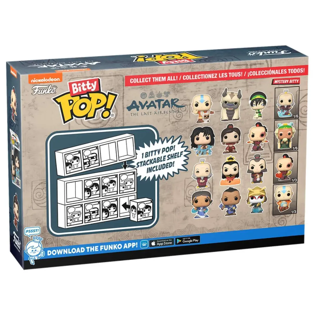 Фигурка Funko Bitty POP! Avatar The Last Airbender Katara+Sokka+Suki+Mystery (1 of 4) 4PK 73059