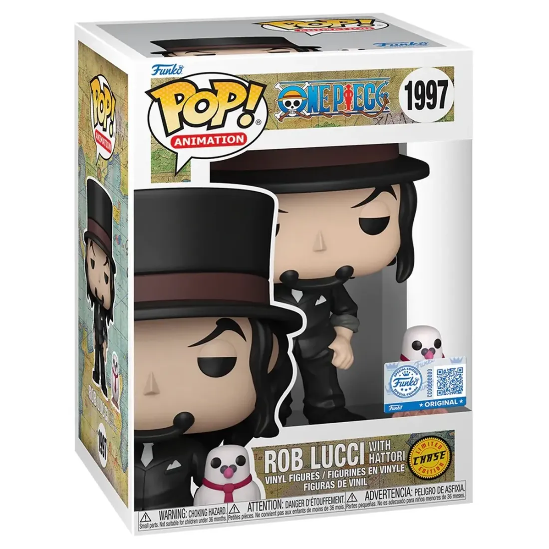 Фигурка Funko POP! Animation One Piece S11 Rob Lucci with Hattori w/Chase (Exc) (1997) 87245