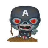 Фигурка Funko POP! Bobble Marvel Zombies Zombie Captain America (1554) 86650
