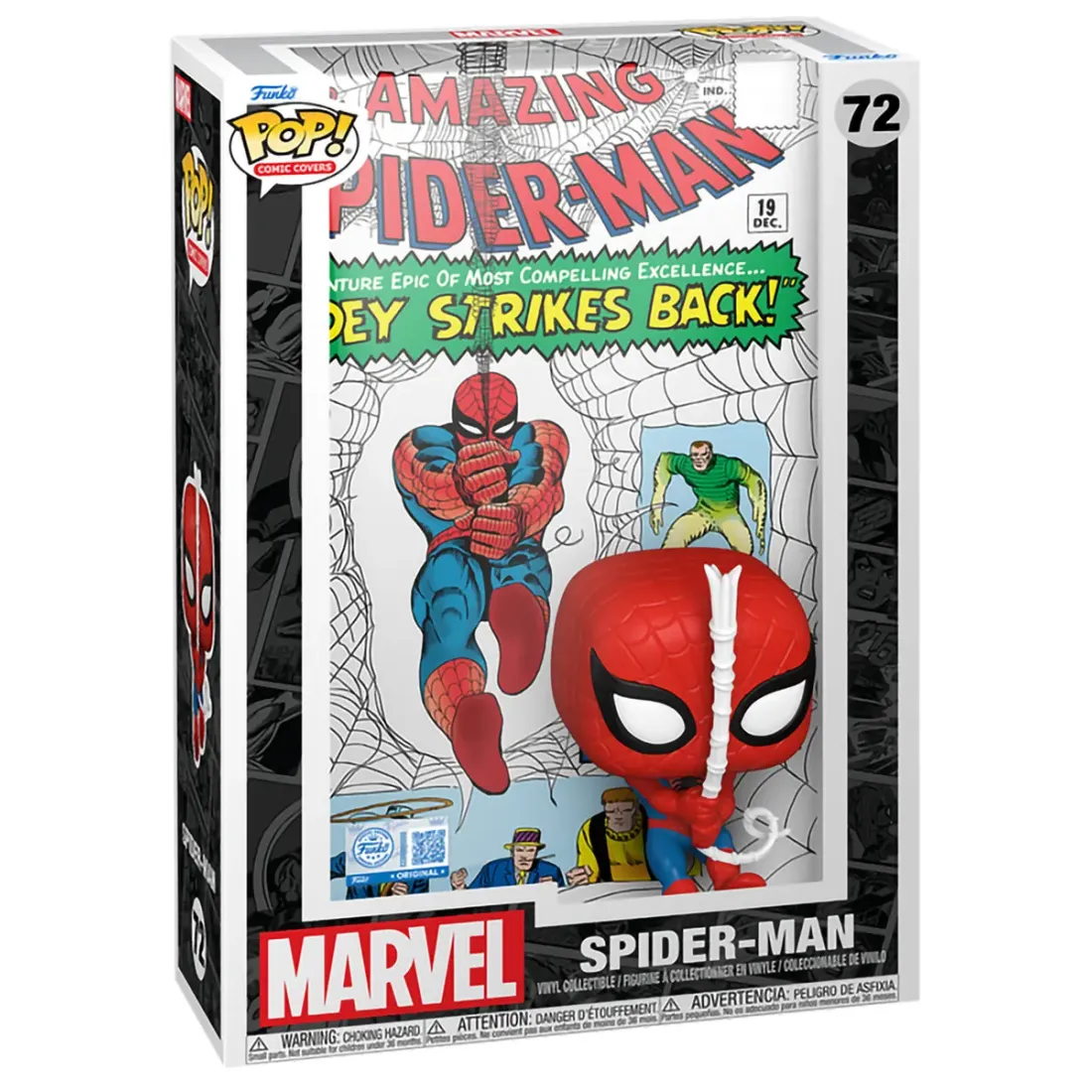 Фигурка Funko POP! Comic Covers Marvel Amazing Spider-Man Vol 1 #19 Spider-Man (72) 87174