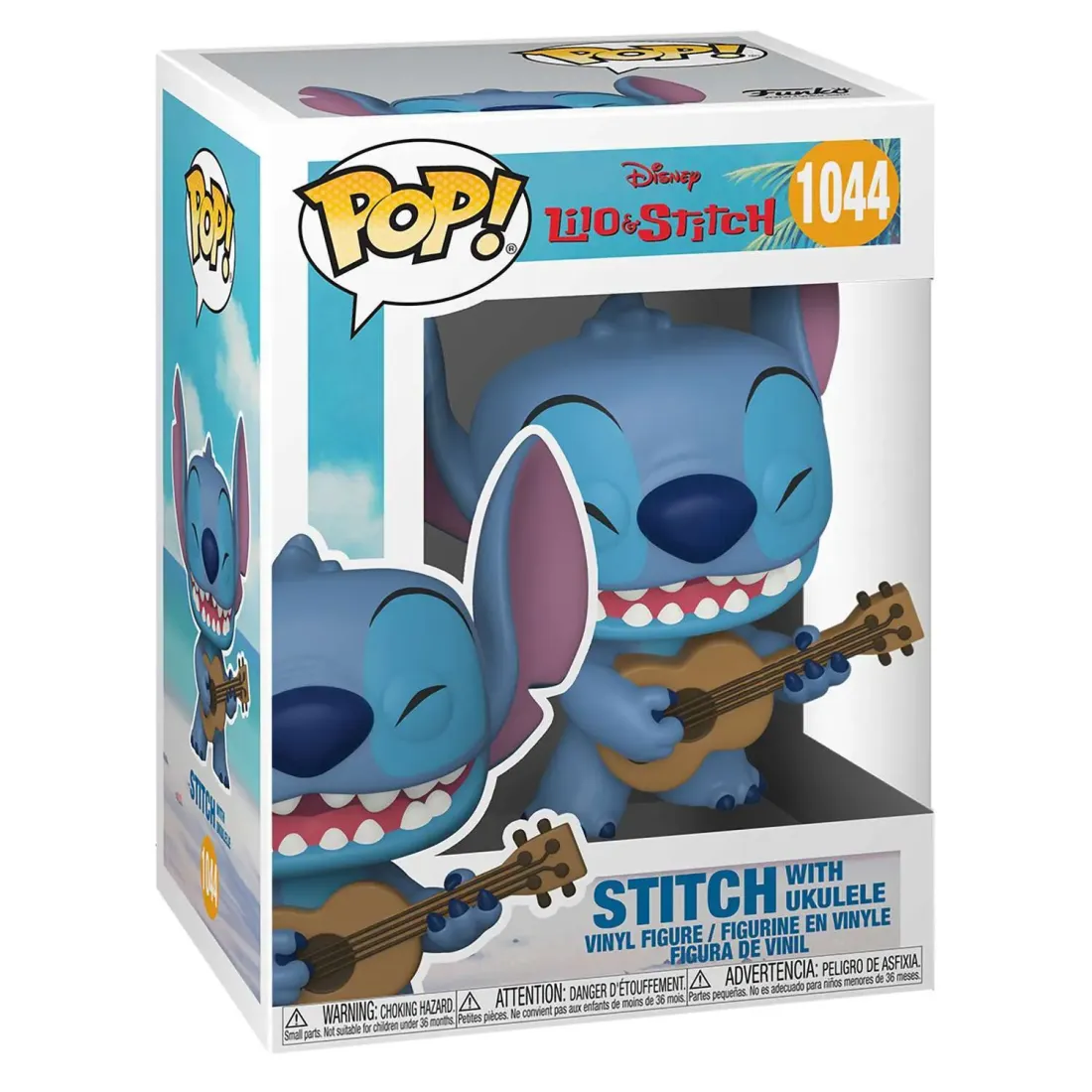 Фигурка Funko POP! Disney Lilo & Stitch Stitch with Ukulele (1044) 55615