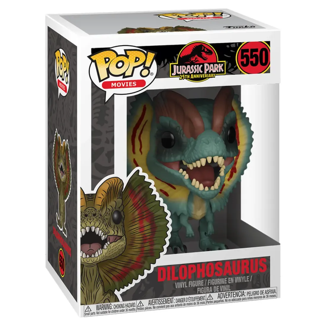 Фигурка Funko POP! Movies Jurassic Park Dilophosaurus w/Chase (550) 26736