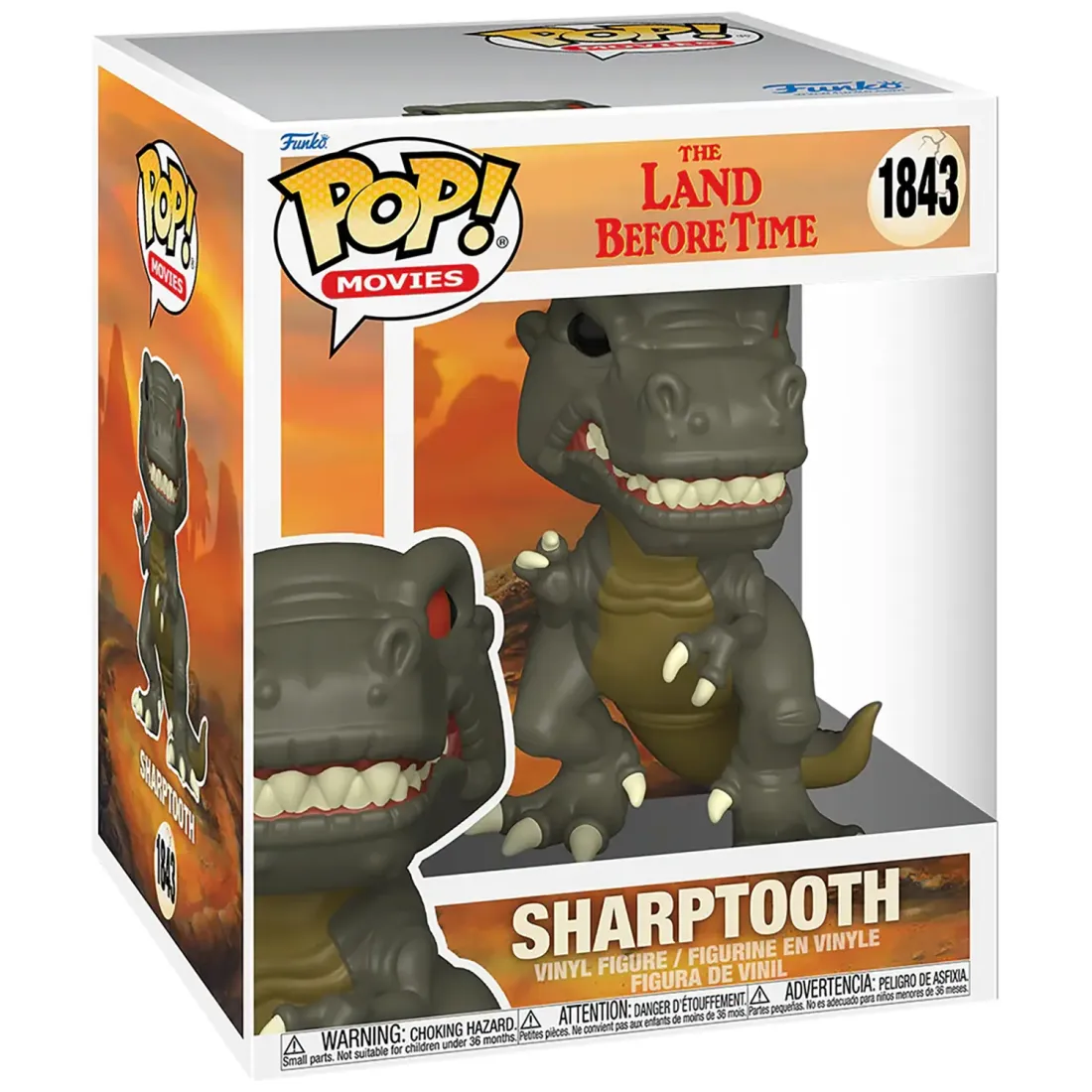 Фигурка Funko POP! Movies The Land Before Time Sharptooth 6" (1843) 81192