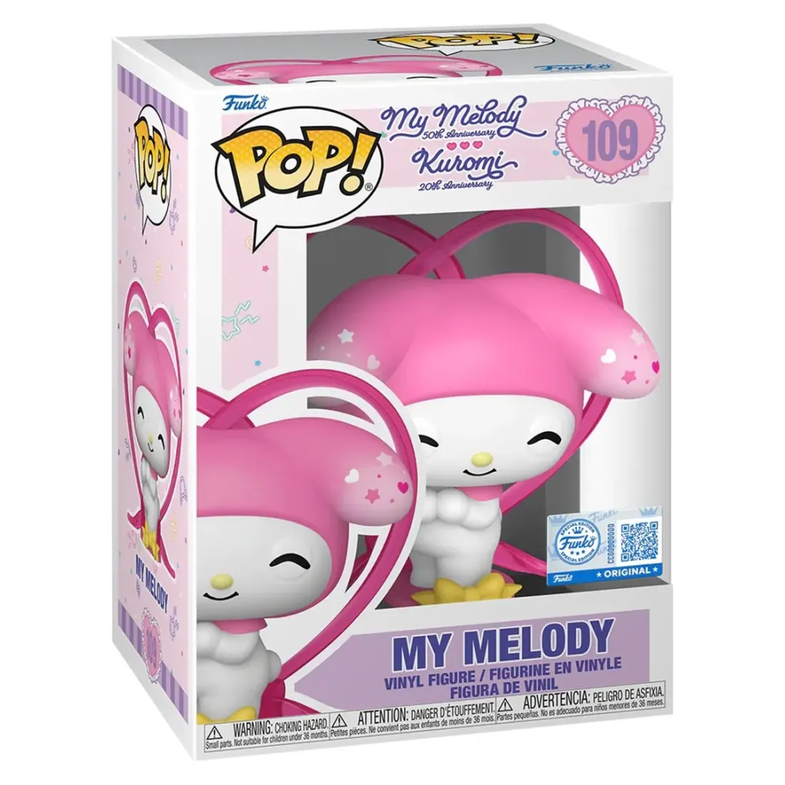 Фигурка Funko POP! My Melody 50th Kuromi 20th My Melody (With Ribbonn) (Exc) (109) 87213