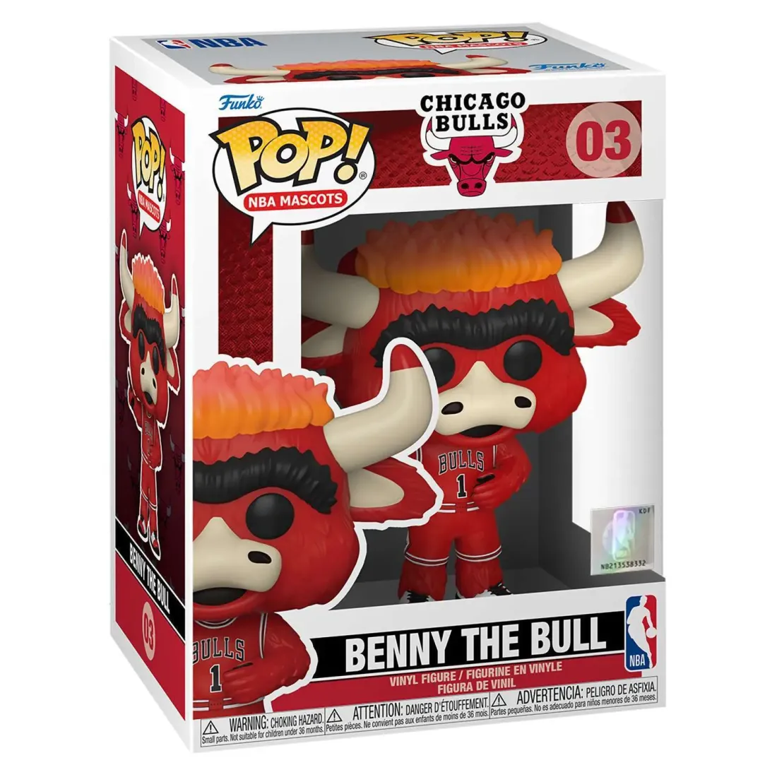 Фигурка Funko POP! NBA Mascots Chicago Benny the Bull (03) 52162