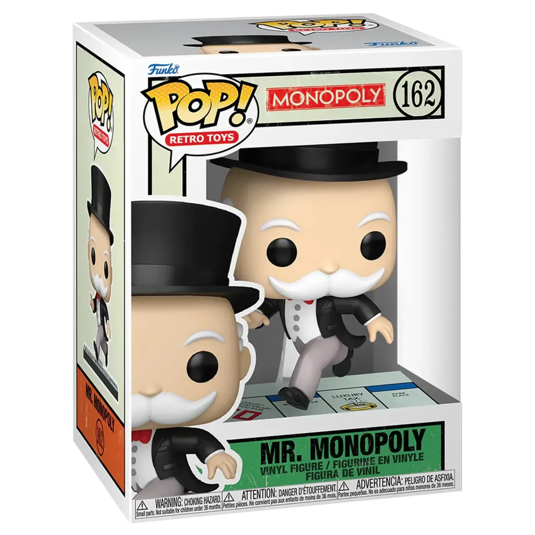 Фигурка Funko POP! Retro Toys Monopoly Mr Monopoly (Pass Go) (162) 86538