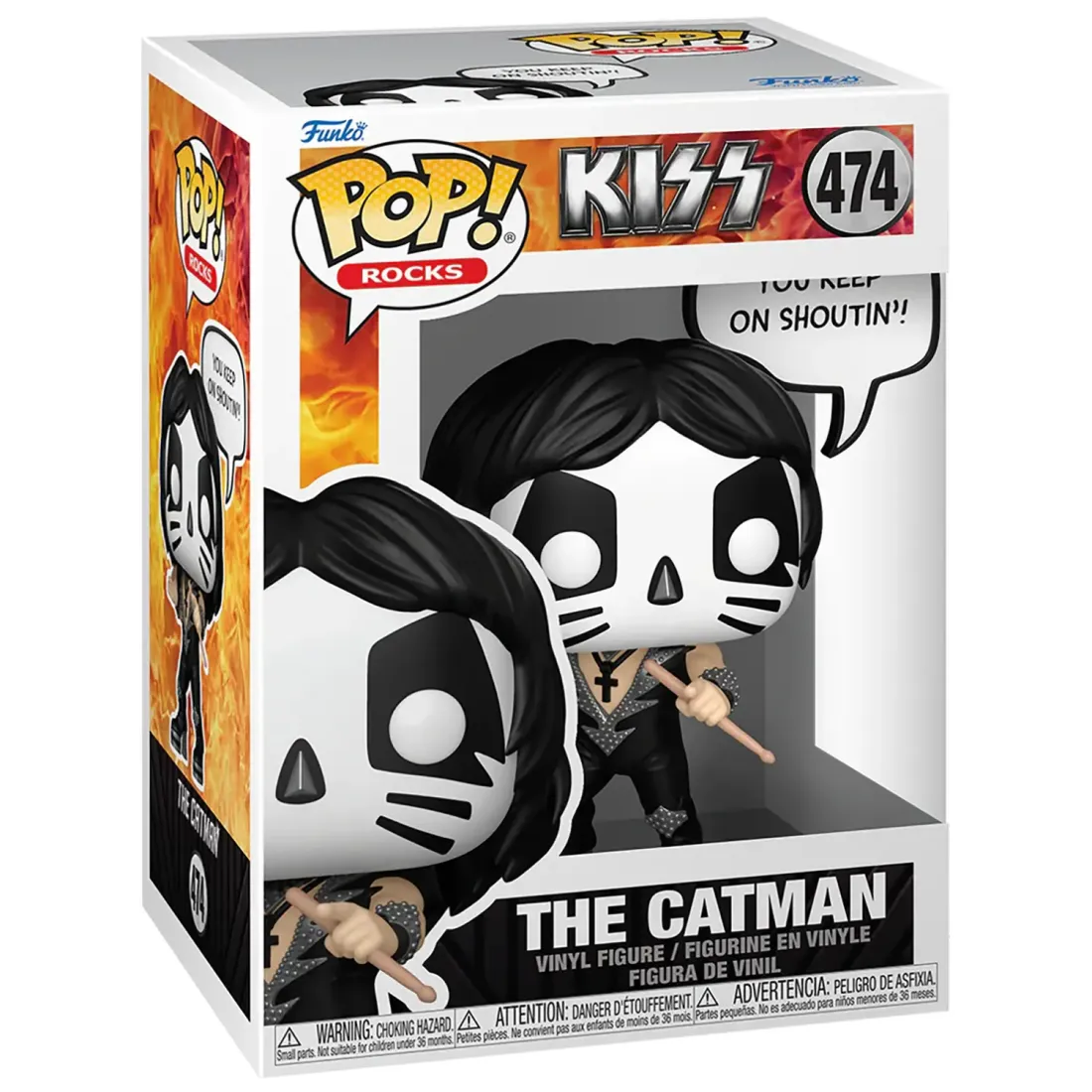 Фигурка Funko POP! Rocks KISS The Catman (R&R All Night) (474) 84123
