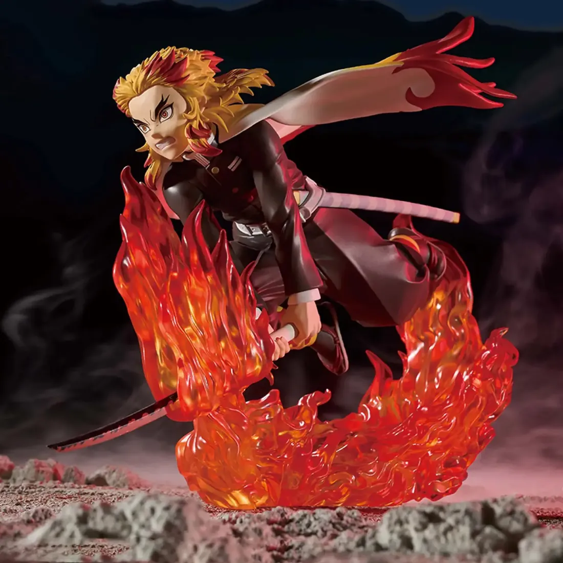 Фигурка Аниме Клинок рассекающий демонов Kyojuro Rengoku Кёджуро Ренгоку 14см BP29069P