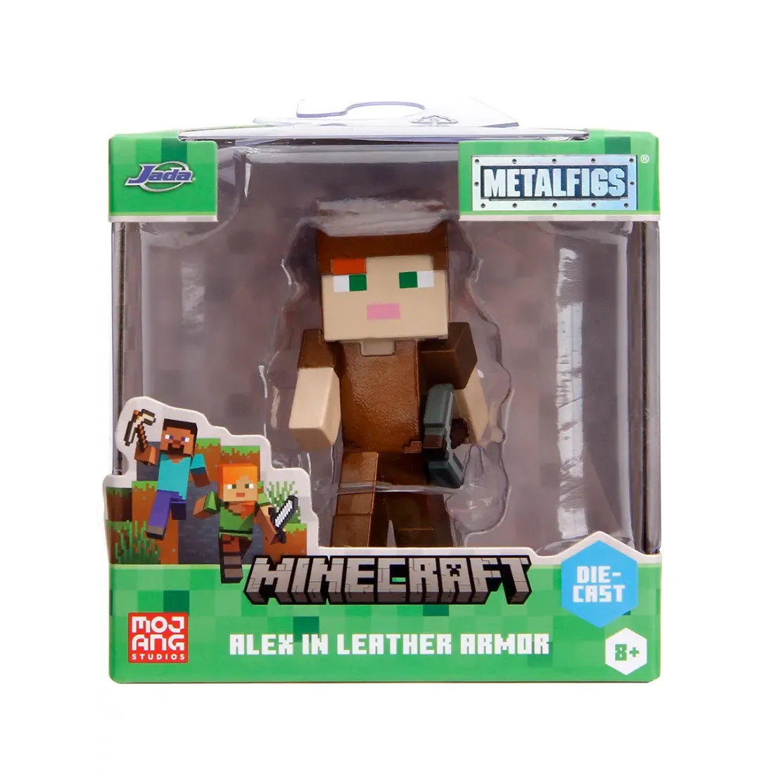 Фигурка Майнкрафт Minecraft Alex in leather armor 6см 34339