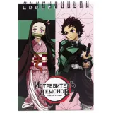 Блокнот Истребитель демонов A6. 40л.