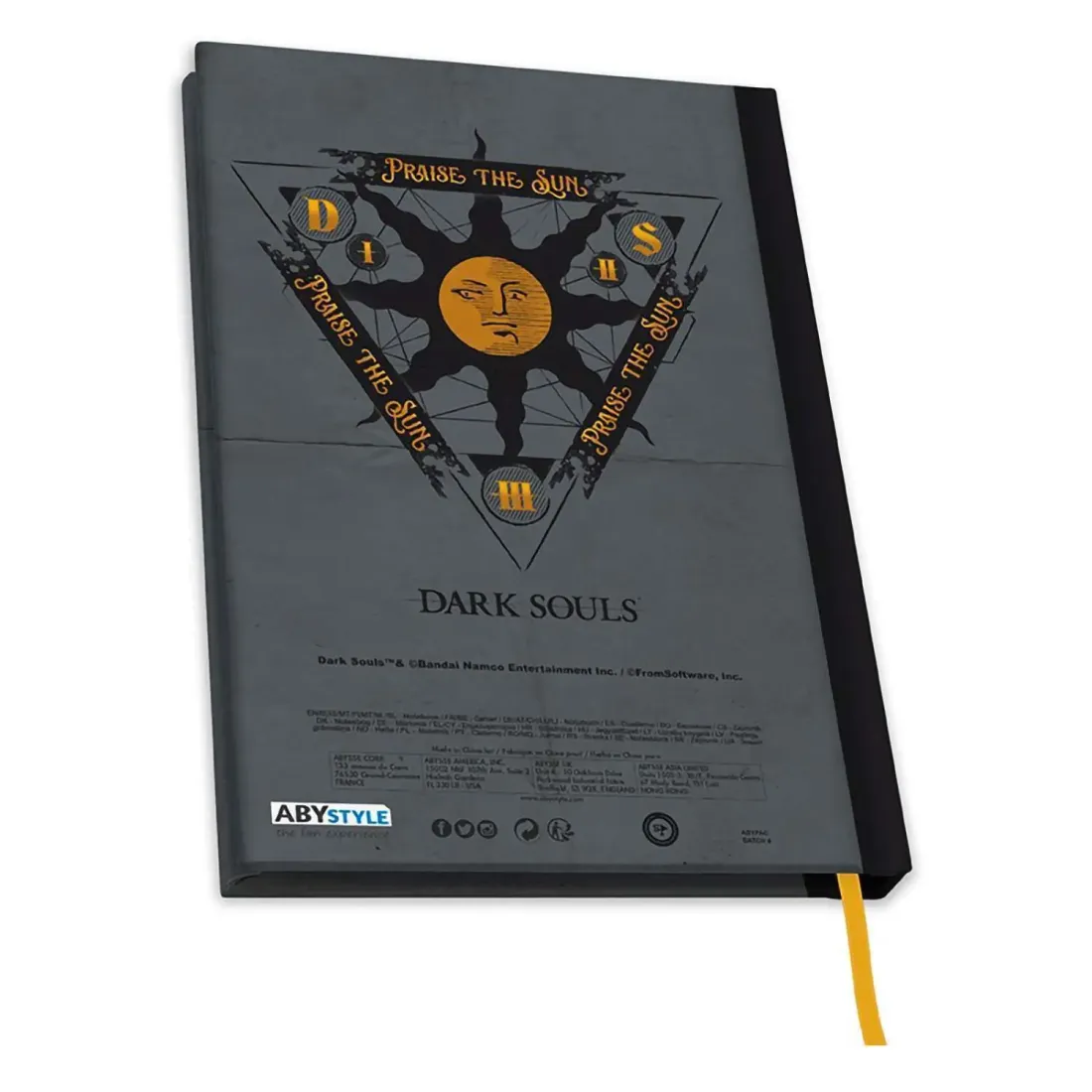 Записная книжка Dark Souls Notebook A5 Praise the Sun X4 ABYNOT129