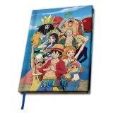 Записная книжка ONE PIECE A5 Notebook Straw Hat Crew X4 ABYNOT069