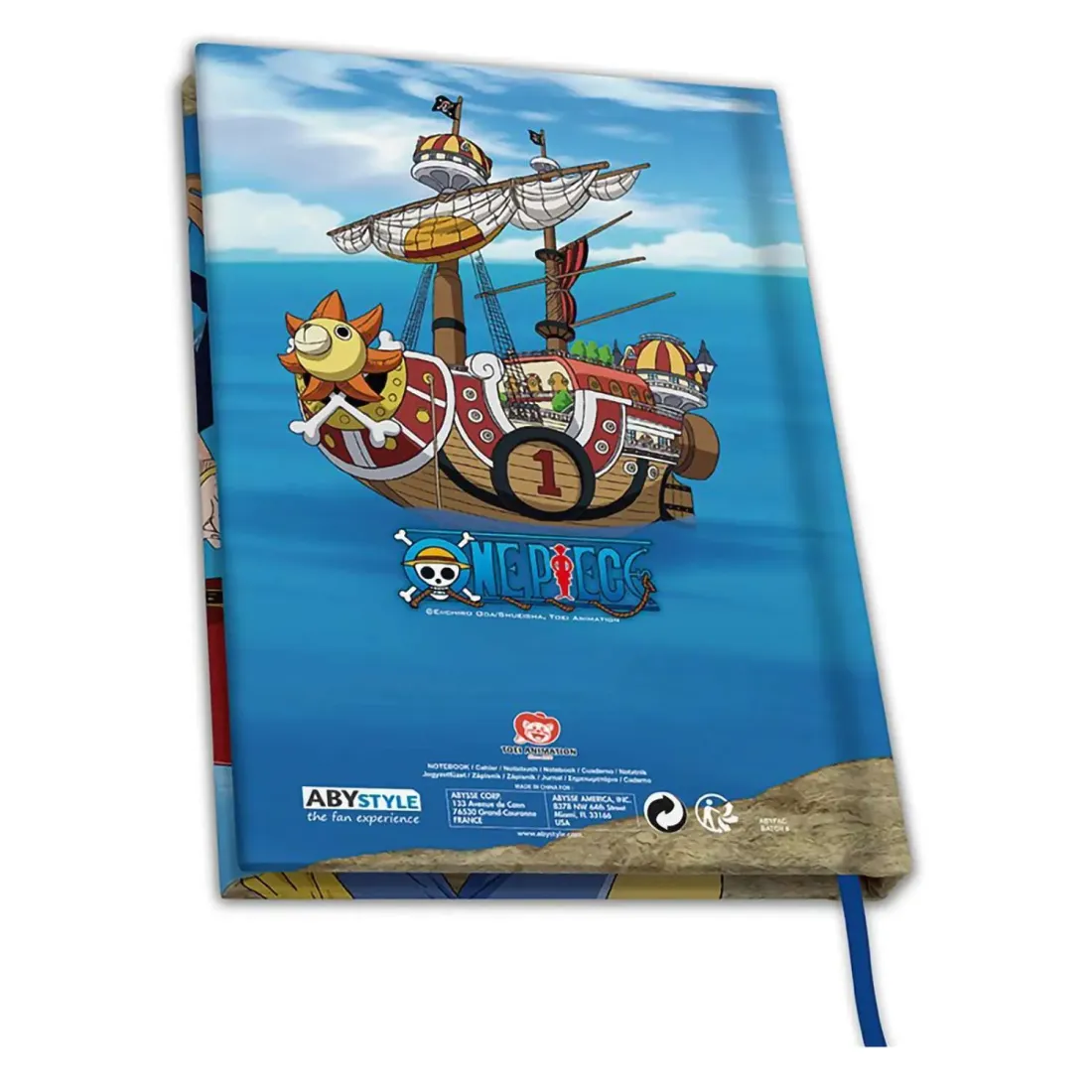 Записная книжка ONE PIECE A5 Notebook Straw Hat Crew X4 ABYNOT069