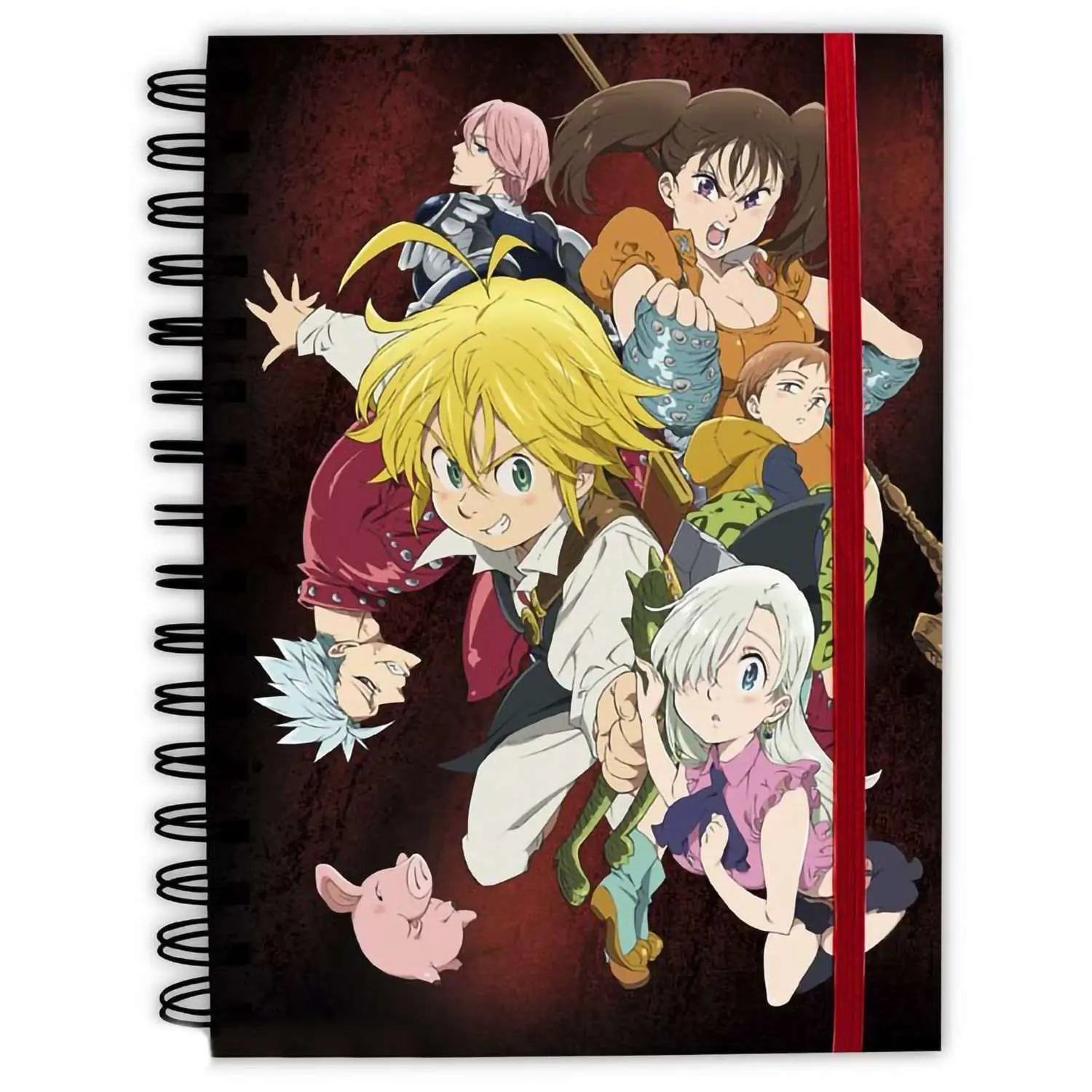 Записная книжка The Seven Deadly Sins Notebook Spirale Meliodas and the Sins X4 ABYNOT120