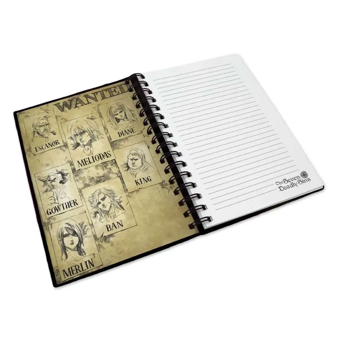 Записная книжка The Seven Deadly Sins Notebook Spirale Meliodas and the Sins X4 ABYNOT120