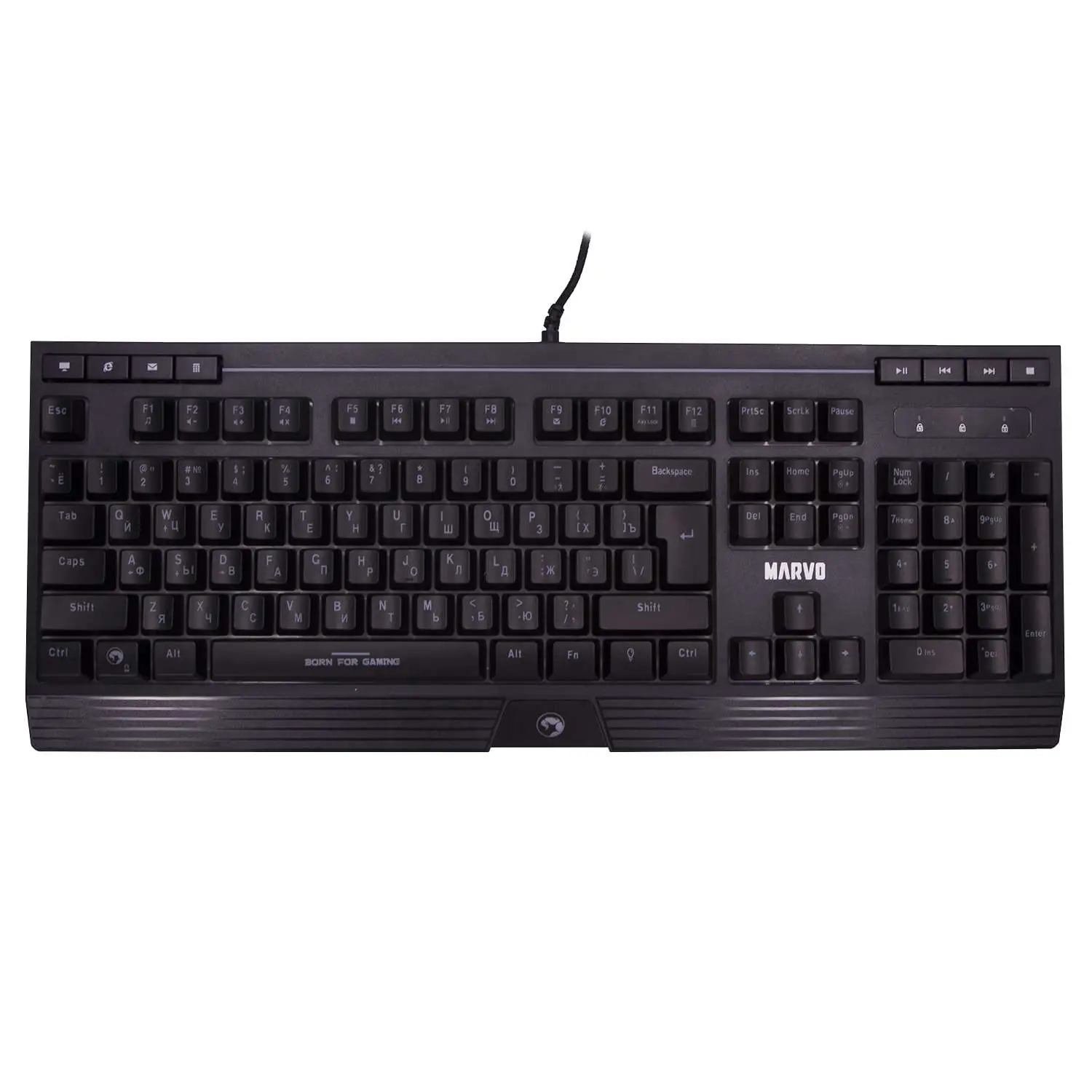 PC Игровая клавиатура Marvo KG880 USB Gaming с подсветкой, ПК