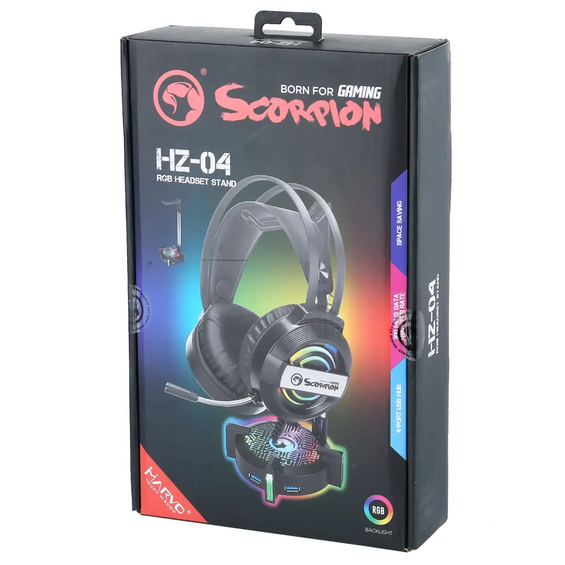 PC Подставка для наушников Marvo HZ-04 с подсветкой, ПК