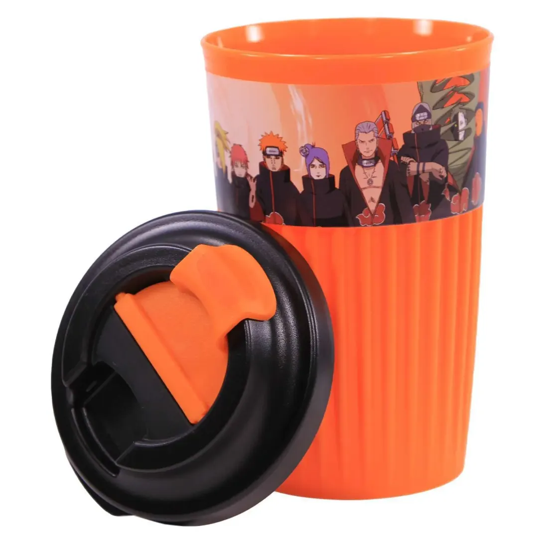 Стакан для горячих напитков с клапаном Наруто 450мл.V1 ARTM322