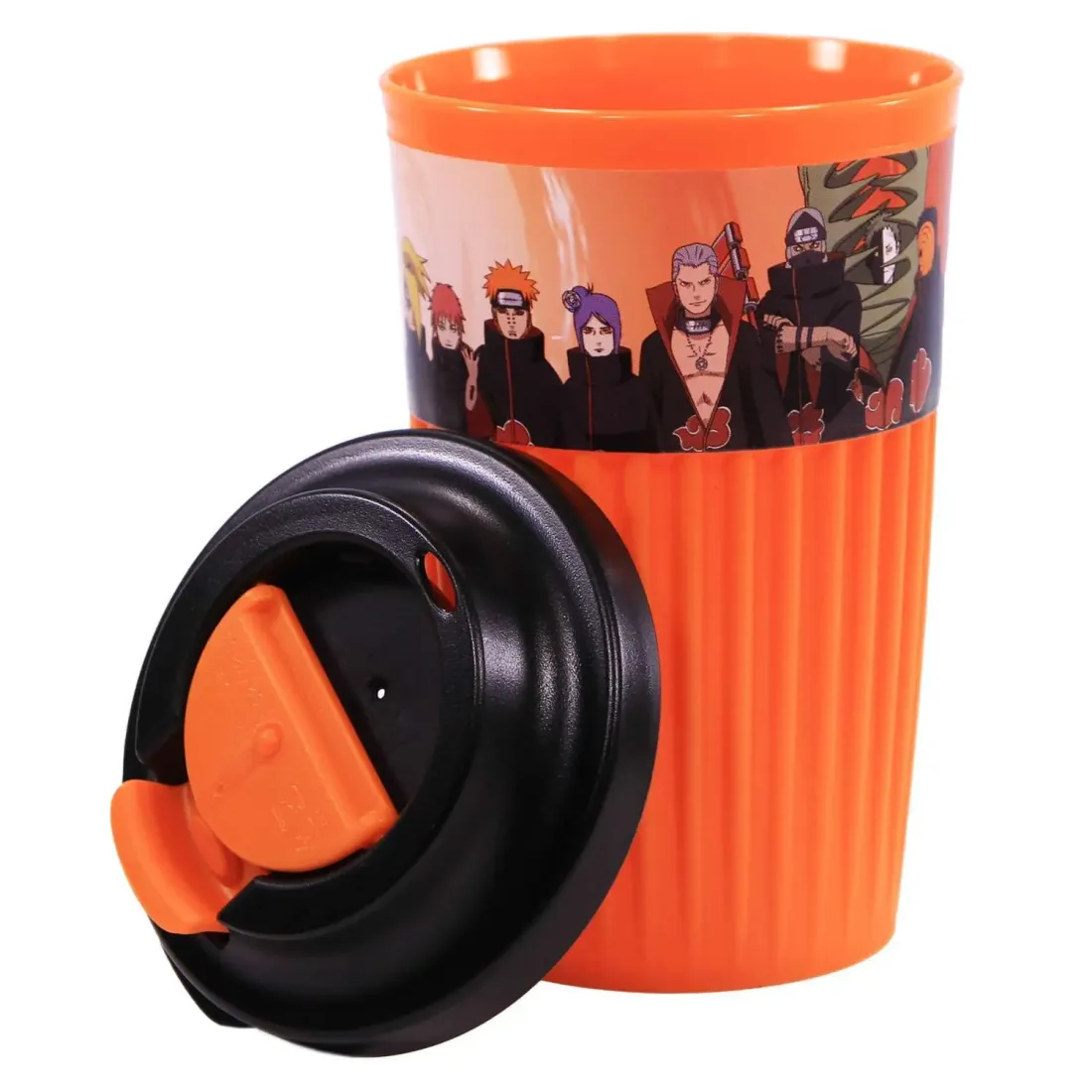 Стакан для горячих напитков с клапаном Наруто 450мл.V1 ARTM322