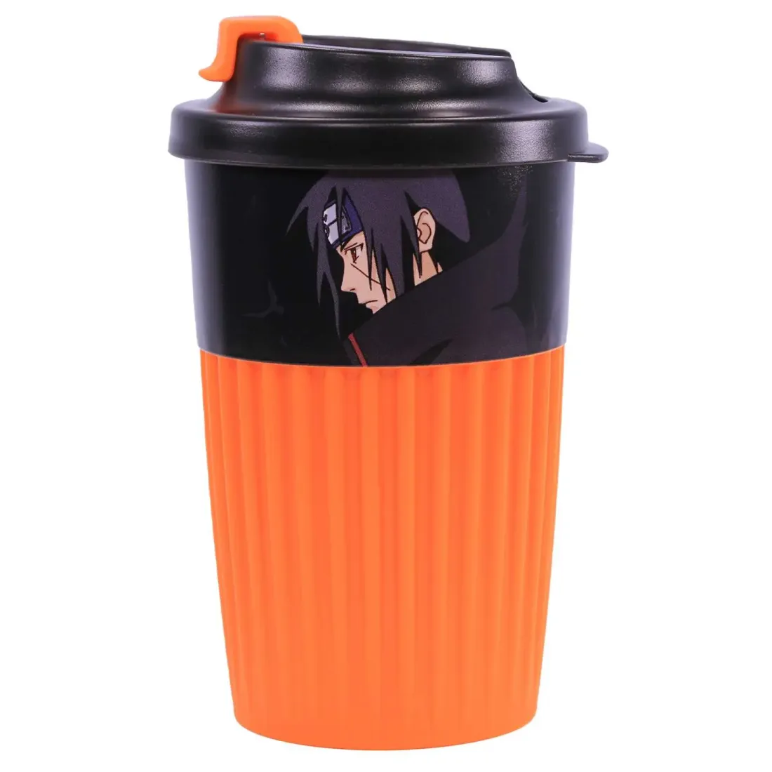 Стакан для горячих напитков с клапаном Наруто 450мл.V2 ARTM323