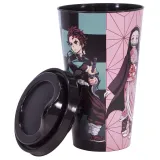 Стакан пластиковый Tanjiro и Nezuko 550 мл.