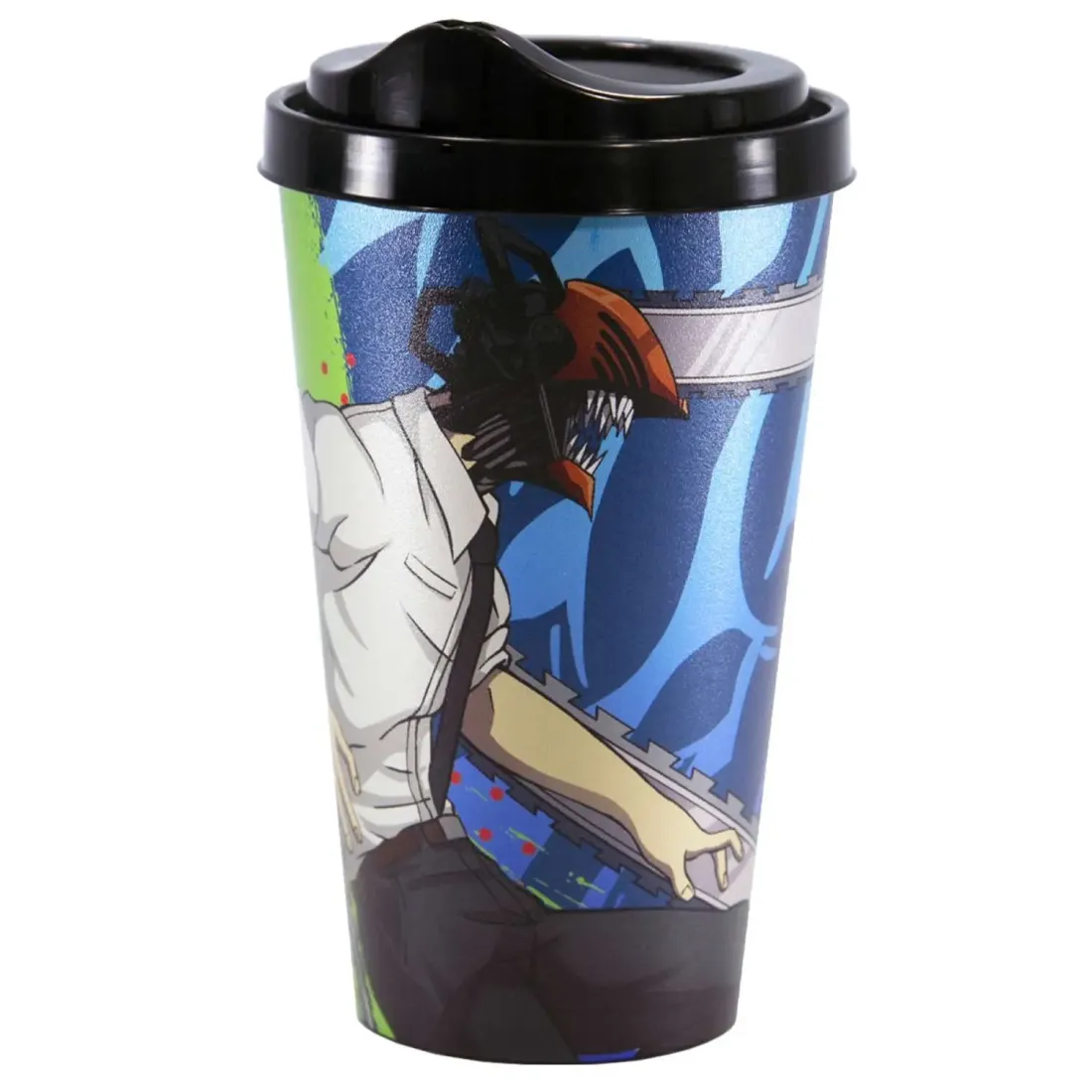 Стакан Человек-бензопила пластиковый 550 мл. V2