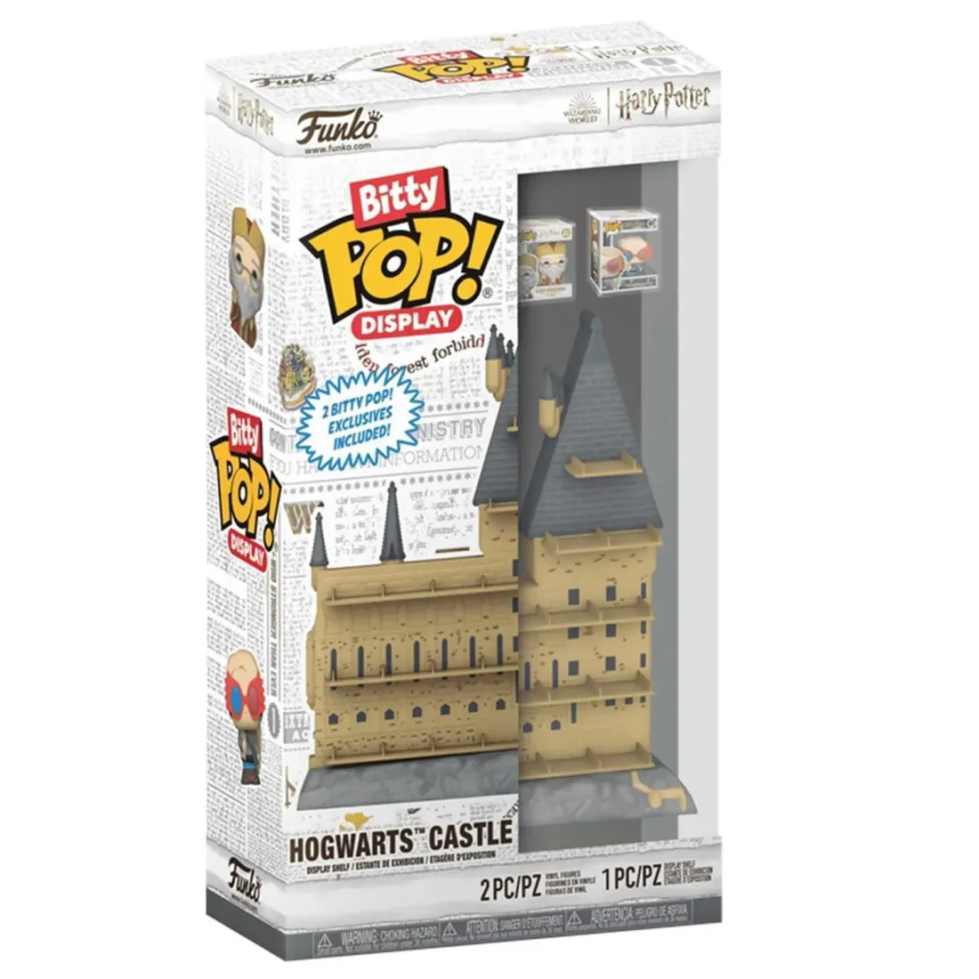 Набор Funko Bitty POP! Display Harry Potter Hogwarts Castle +2 Bitty POP! Dumbledore, Luna 81294