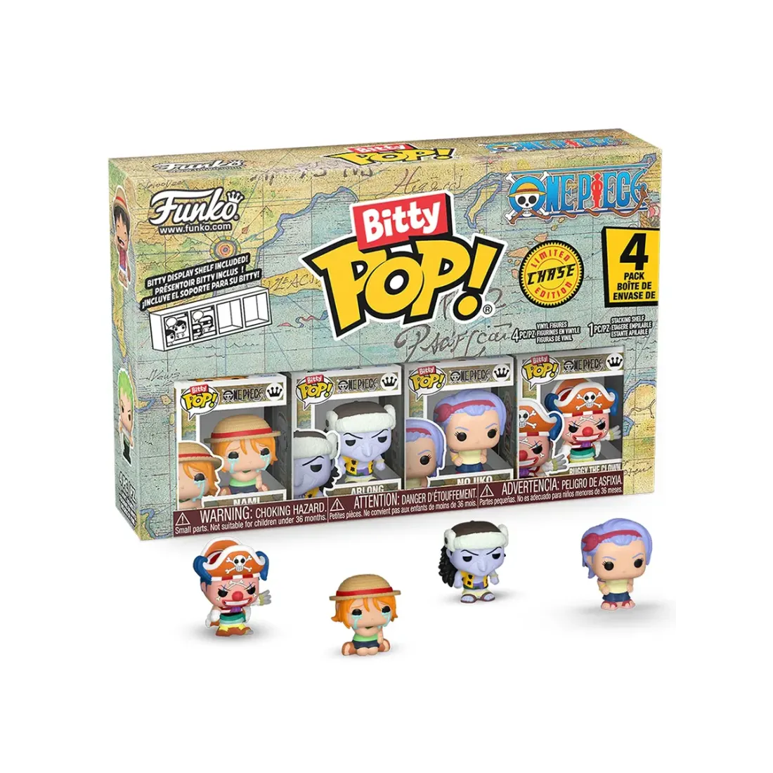 Набор Funko Bitty POP! One Piece Nami+Arlong+Nojiko+Chase (1 of 4) 4шт 86893
