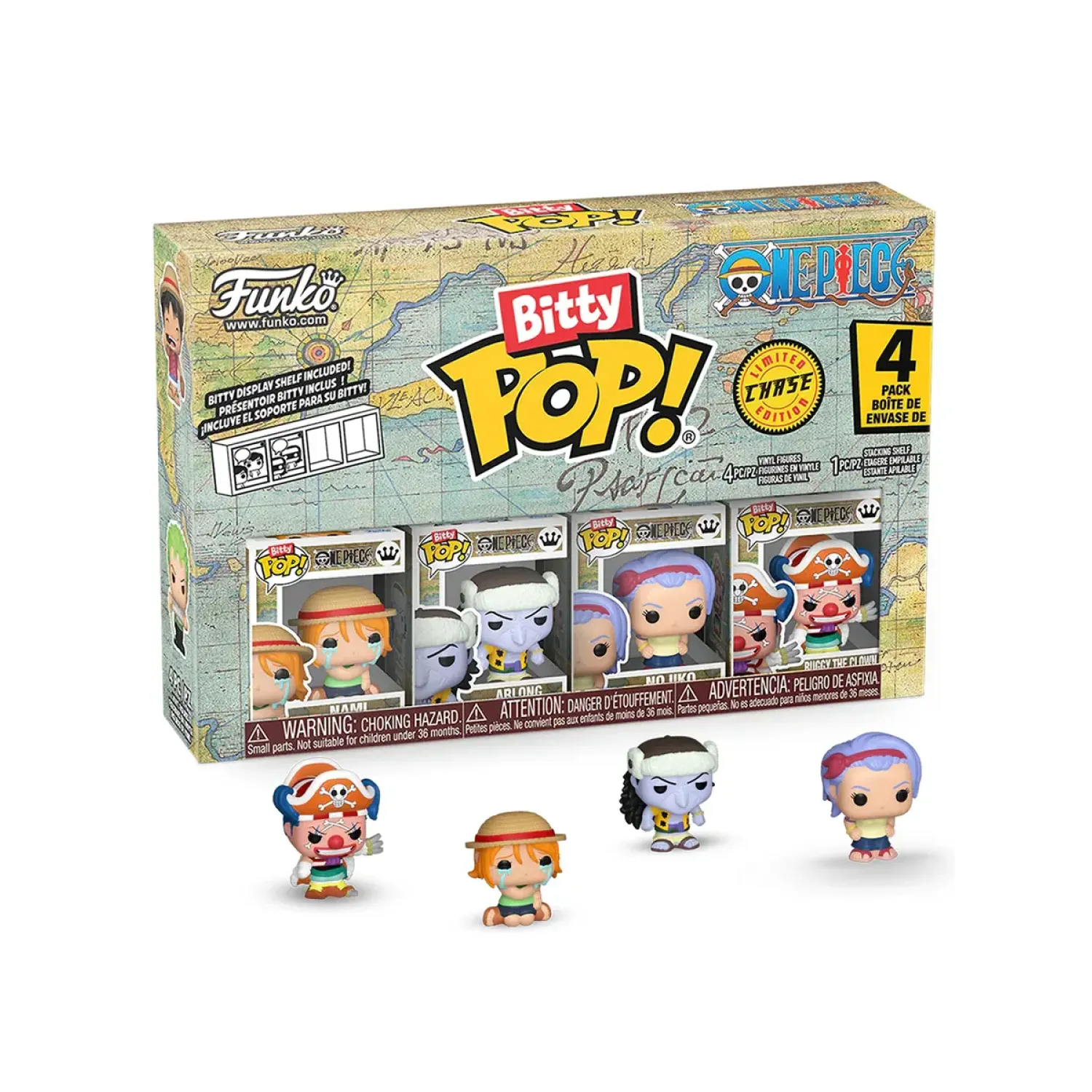 Набор Funko Bitty POP! One Piece Nami+Arlong+Nojiko+Chase (1 of 4) 4шт 86893