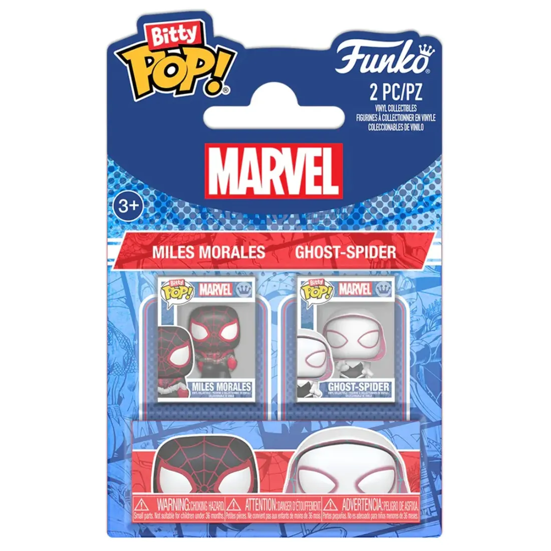 Набор Funko Bitty POP! Spider-Man Miles Morales & Gwen Stacy 2шт 88938