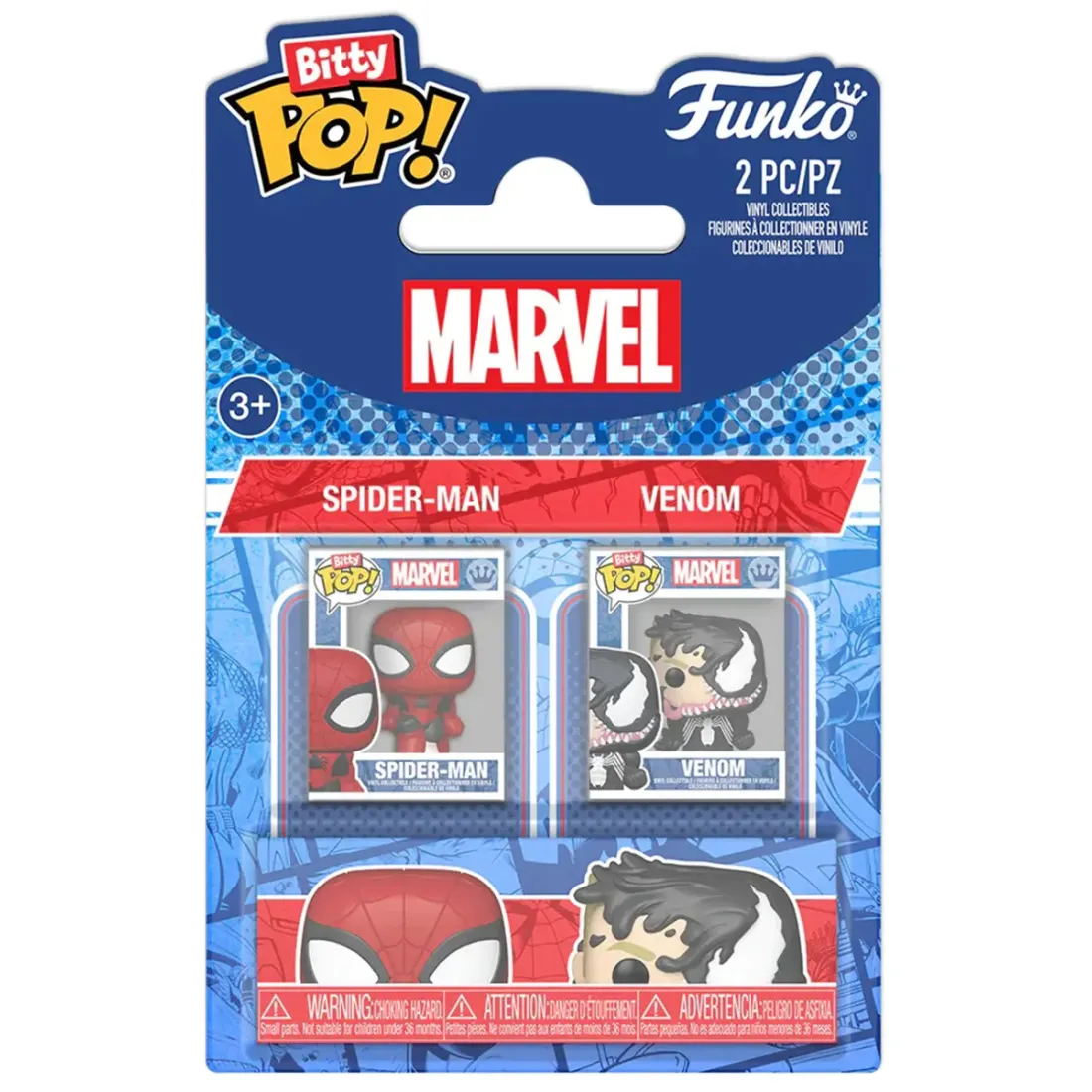 Набор Funko Bitty POP! Spider-Man Spider-Man & Venom 2шт 88939