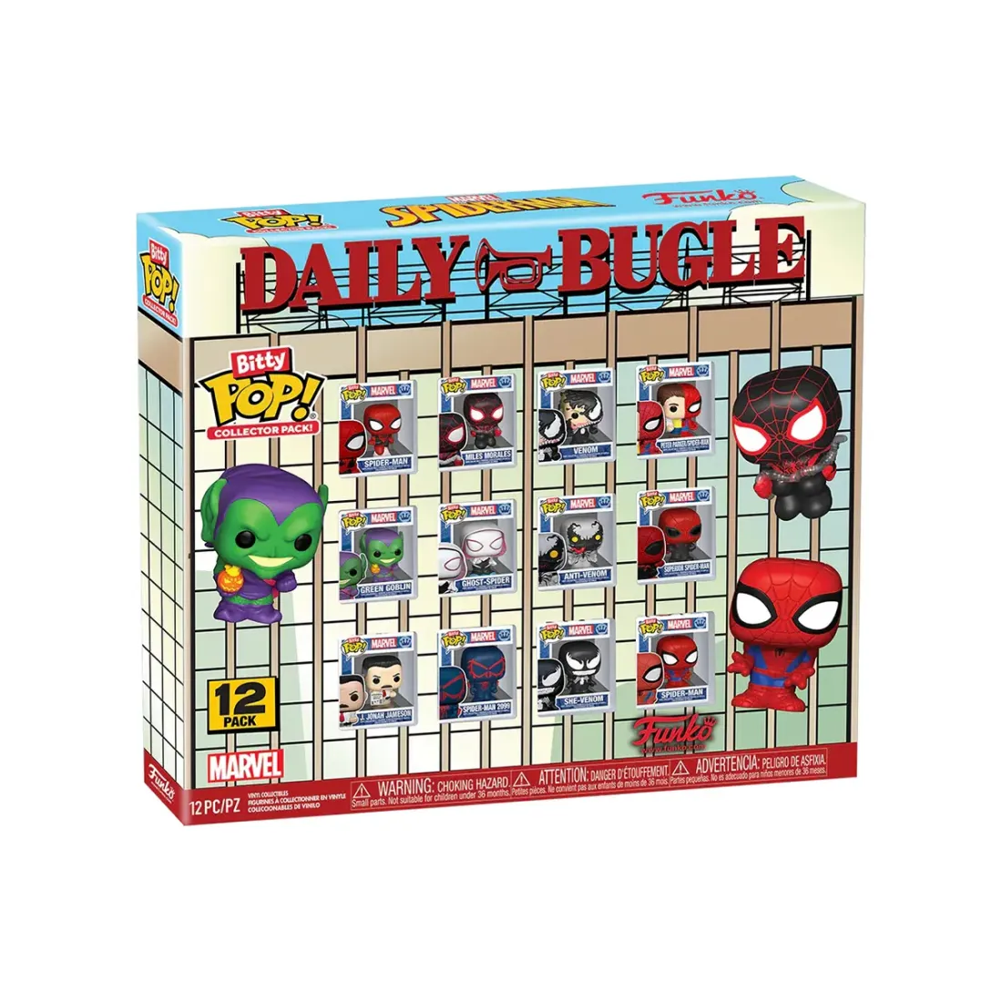 Набор подарочный Funko Bitty POP! Marvel Daily Bugle Spider-Man 12шт 88985
