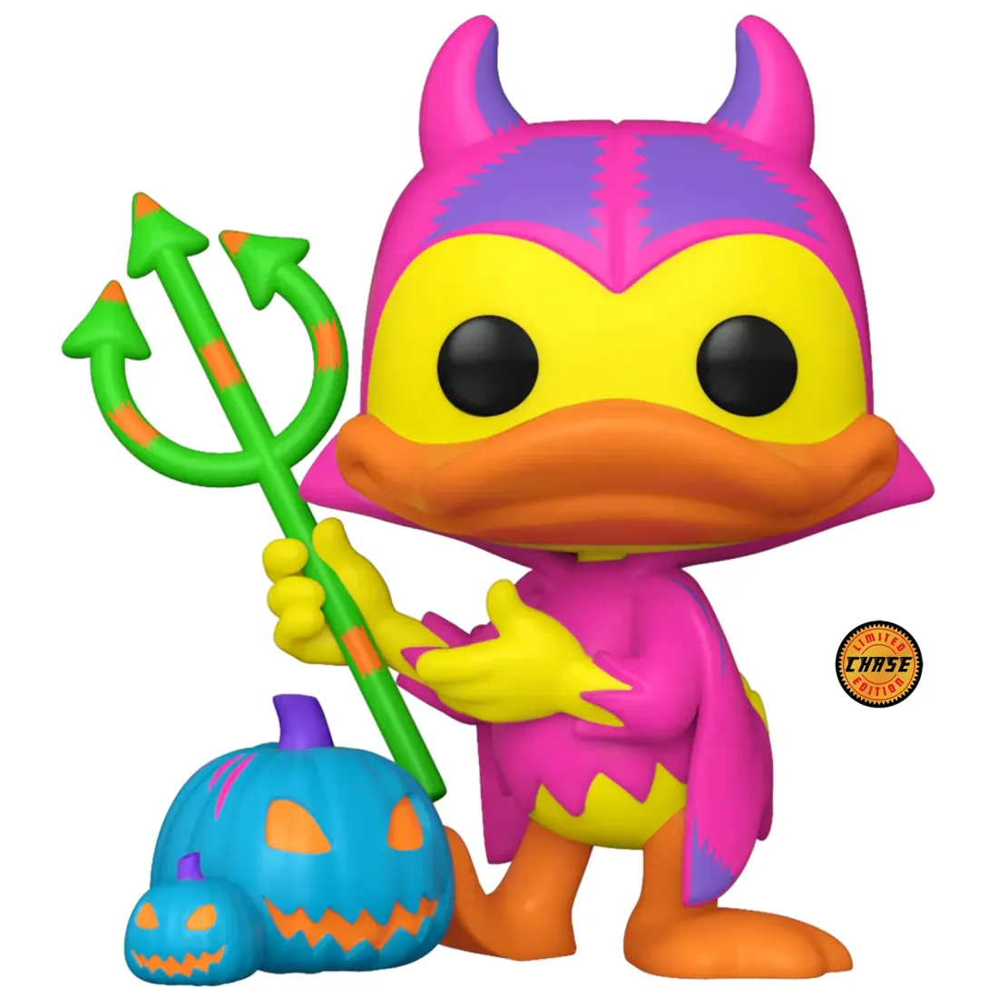 Фигурка Funko POP! Disney Mickey and Friends Devil Donald w/Pumpkin w/(BLKLT)Chase (Exc) (1446)77398