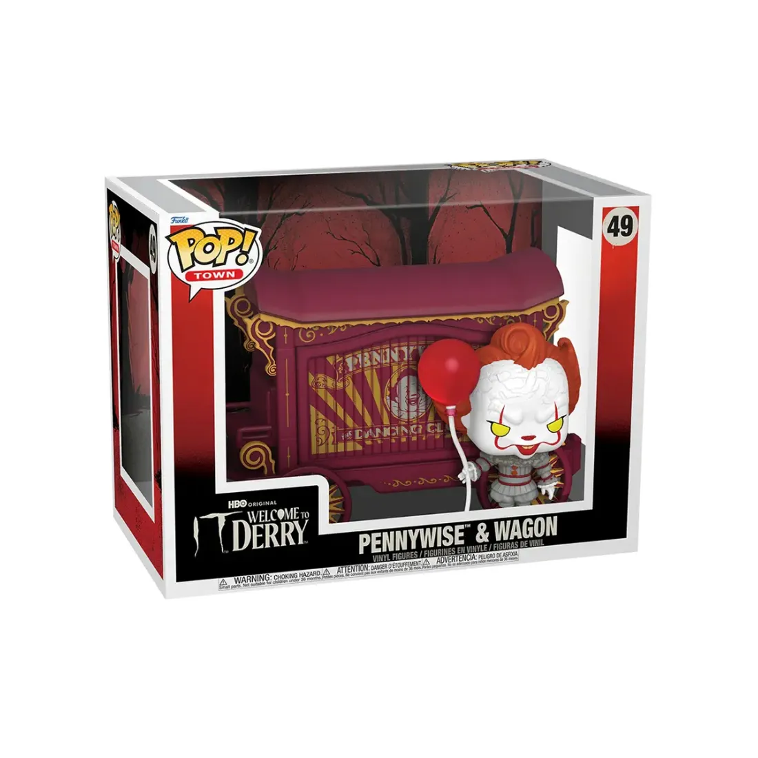 Фигурка Funko POP! Town IT Welcome to Derry Pennywise & Wagon (49) 86243