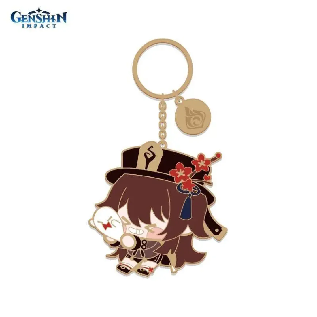 Брелок металлический Chibi Character Hutao 6974696612530