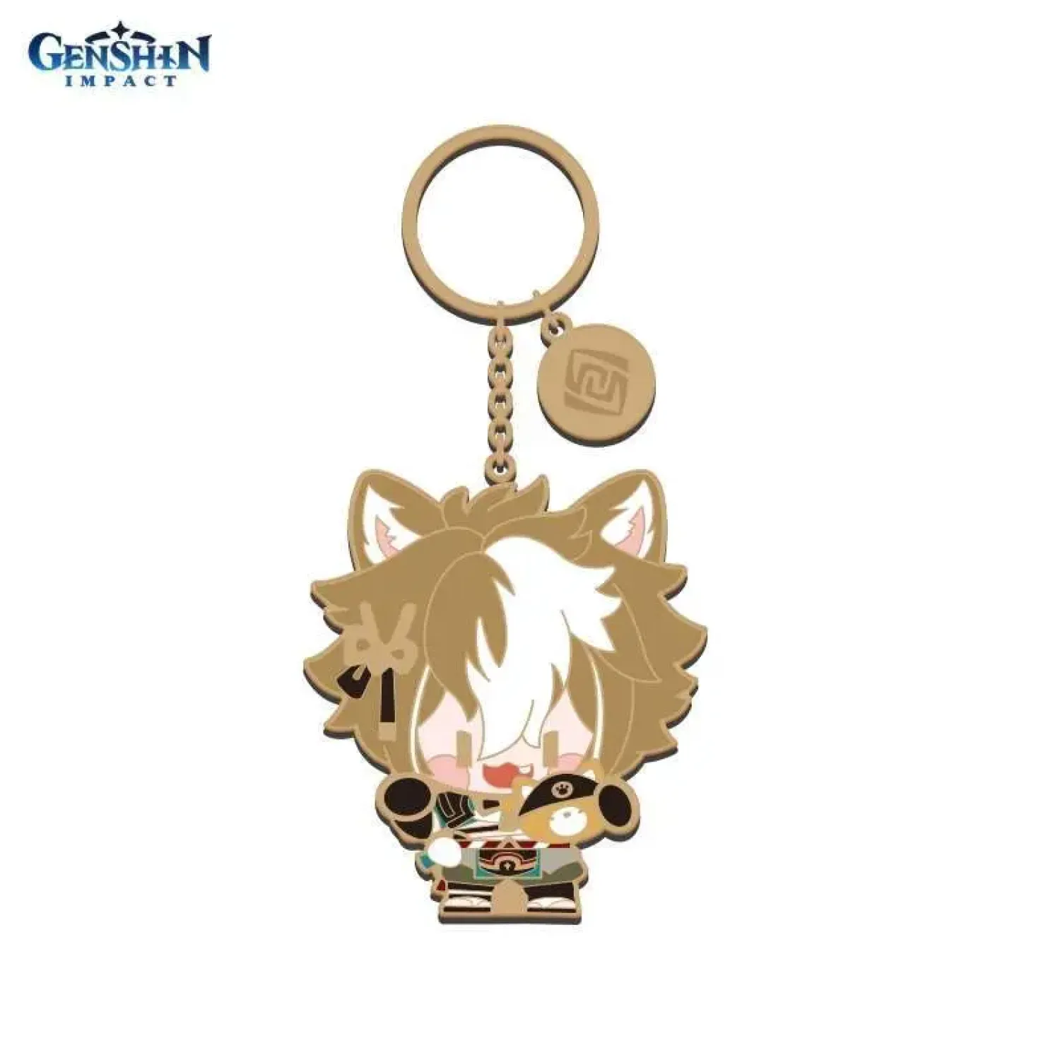 Брелок металлический Chibi Character Metal Keychain Gorou 6974696617856