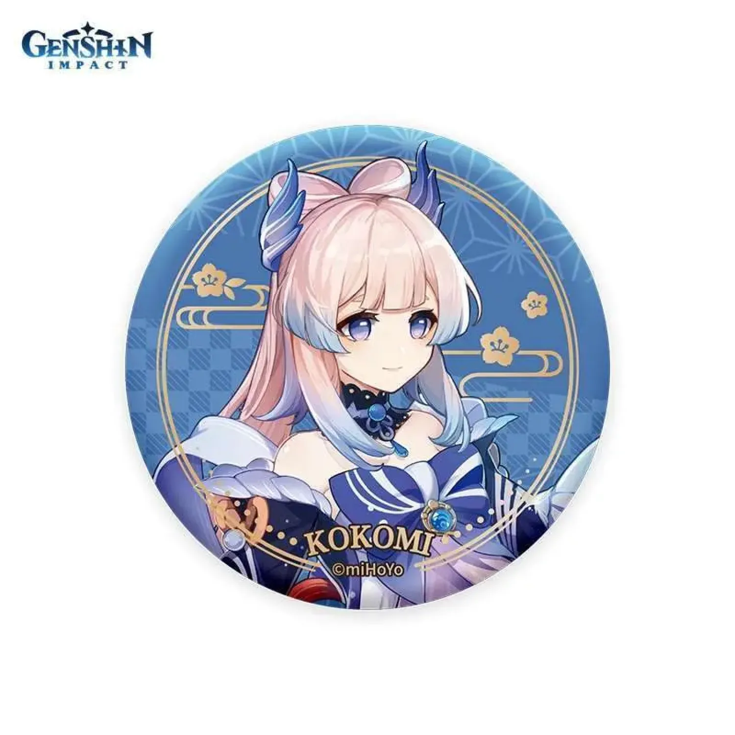 Значок Inazuma Character Can Badge Sangonomiya Kokomi 6974696611847