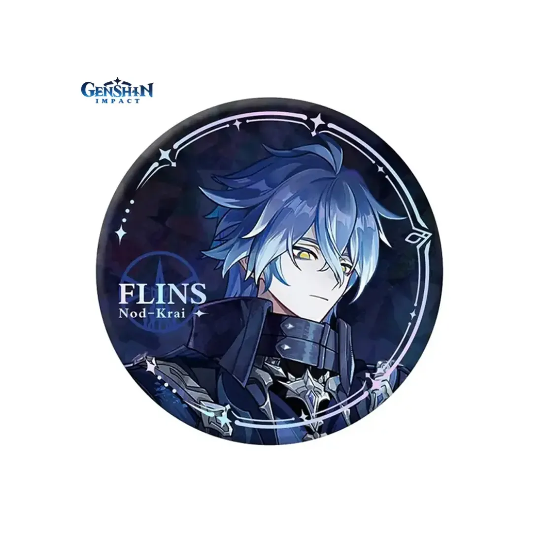 Значок металлический Genshin Impact Флинс Flins 6942421182061