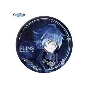 Значок металлический Genshin Impact Флинс Flins 6942421182061