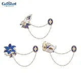 Значок металлический Noblesse Oblige Metallic Pins Plume of Death Royal Plume 6974696610765