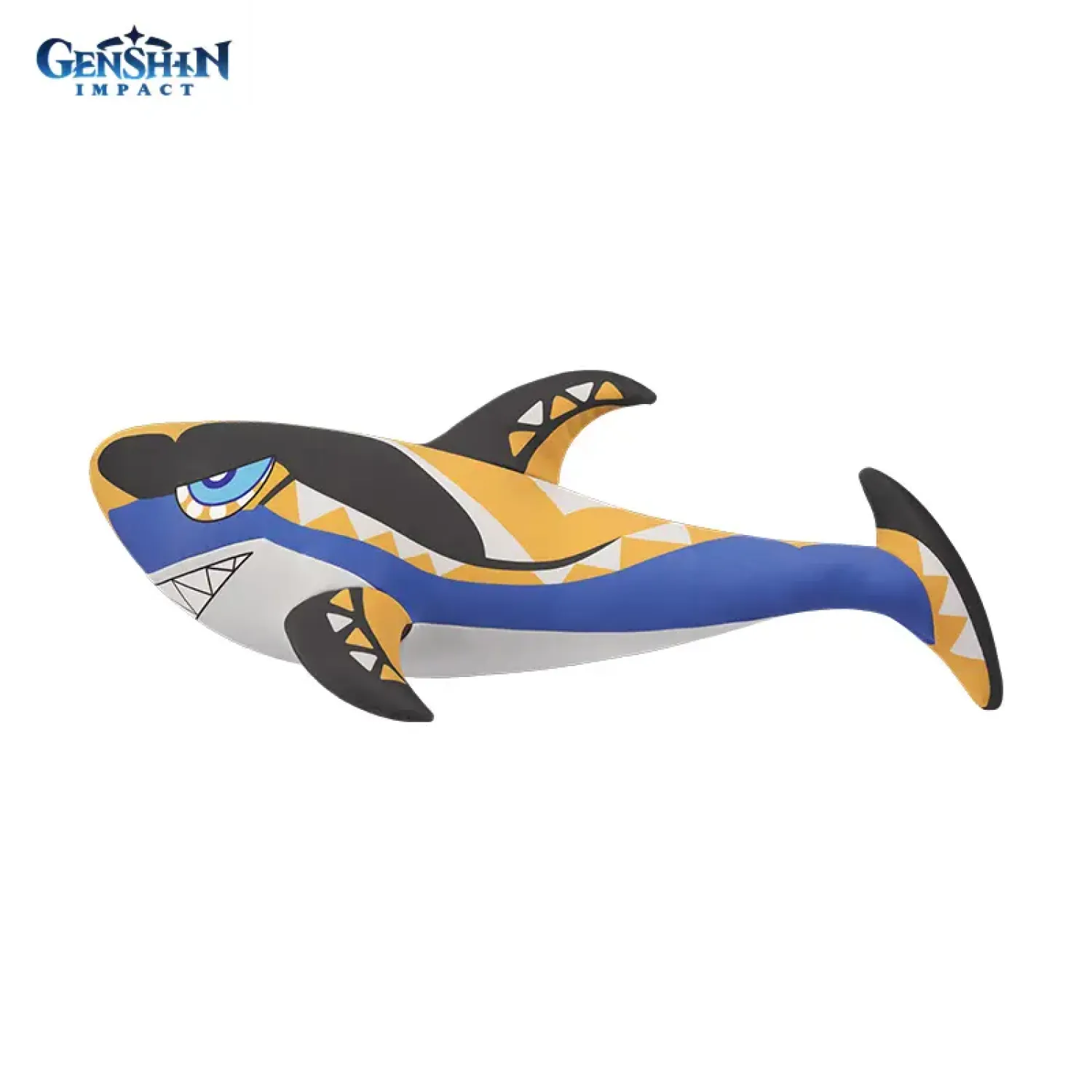 Игрушка плюшевая Genshin Impact акула Муалани Mualani Sharky Ice Silk Body Pillow 41884