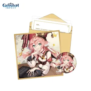 Набор Значок, Сикиси, Конверт, Письмо, Наклейка Day of Destiny Series Yanfei 6975213680865