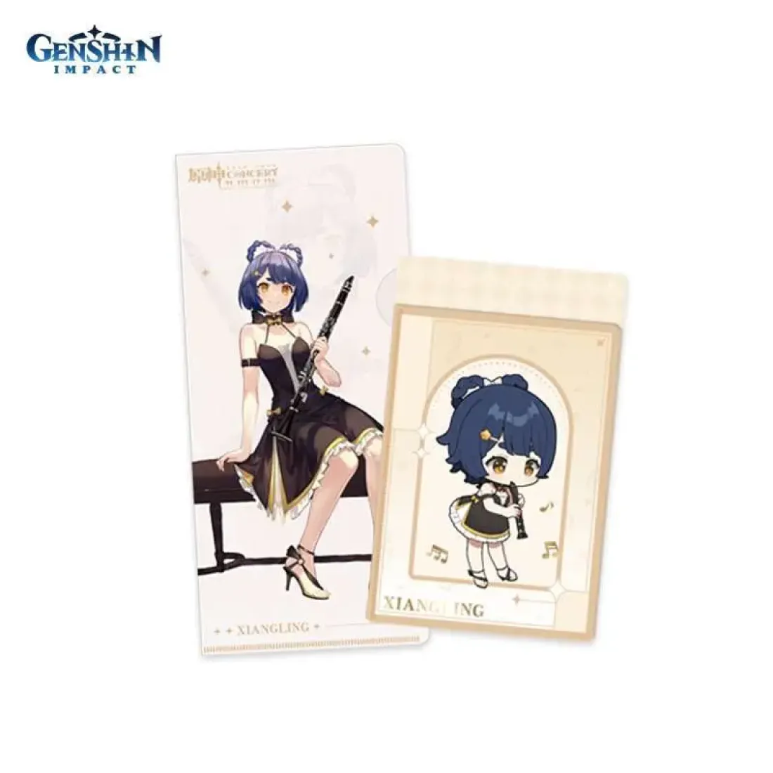 Набор Карточка, Конверт Genshin Concert Melodies of an Endless Journey Ticket Holder Xiangling 69746