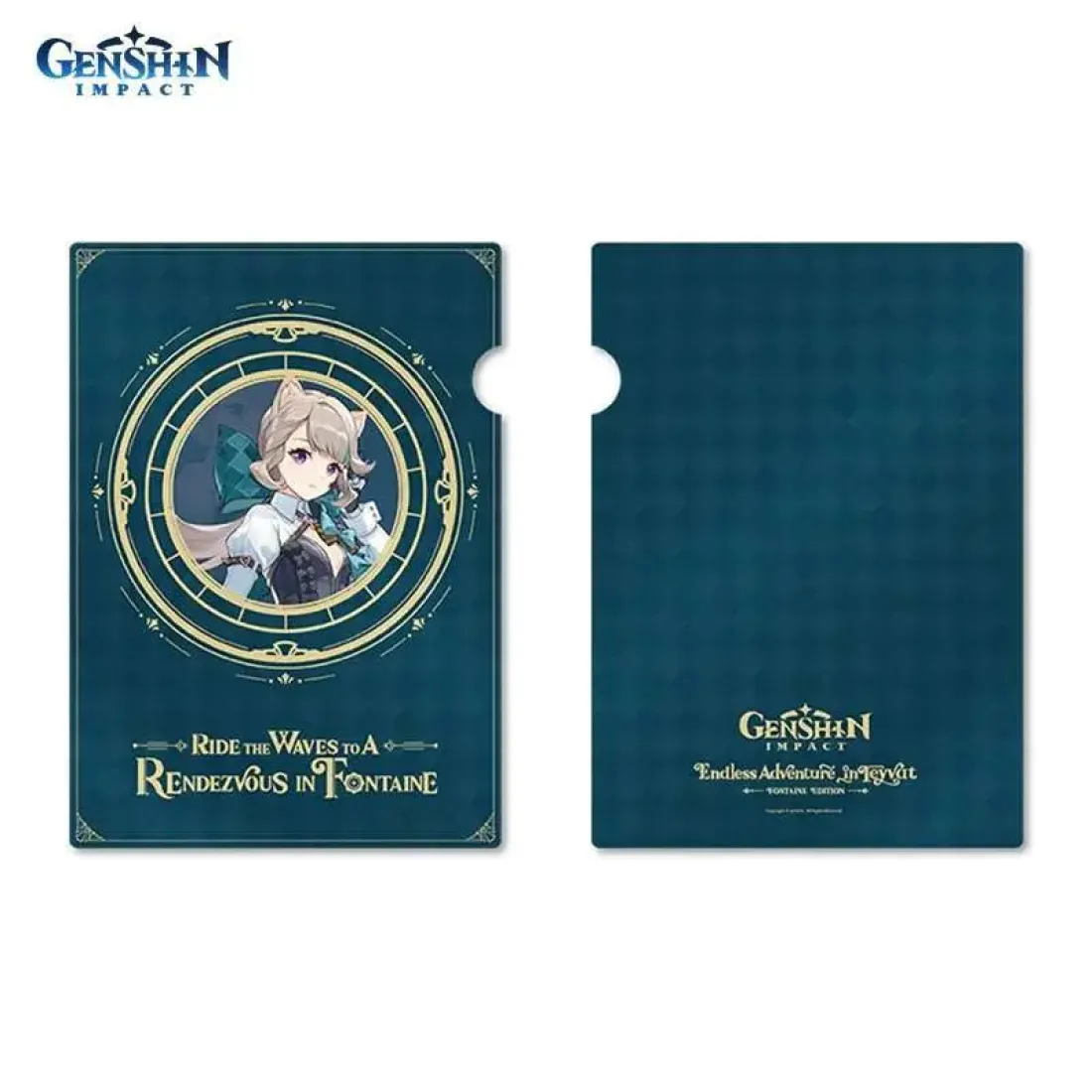 Папка для документов Plastic A4 Folder 2023 Fontaine Art Exhibit Lynette 6976068149743