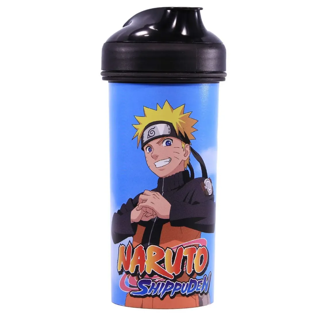Бутылка для холодных напитков с петлей Наруто 400 мл. V1 ARTM335