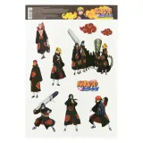 Наклейки Наруто 10шт. многоразовые V1