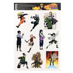 Наклейки Наруто 10шт. многоразовые V2